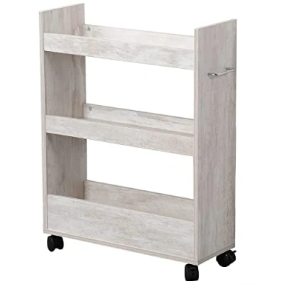 Immagine di Kesper Scaffale a nicchia, Legno ingegnerizzato, Bianco, 22 x 60 78 cm