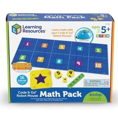 Immagine di Learning Resources Pacchetto di matematica del topolino robot Code &amp; Co