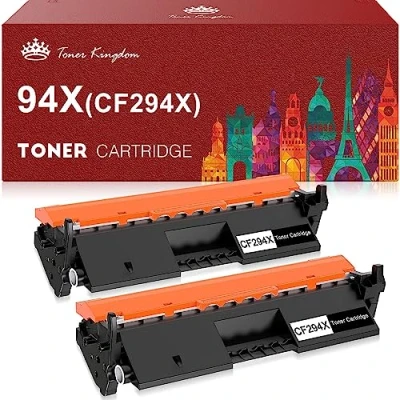 Immagine di Toner Kingdom CF294X Cartuccia Compatibile per HP 94X Laserjet Pro MFP M148dw M148fdw M148, M118dw M118 (Nero, 2 Pack)