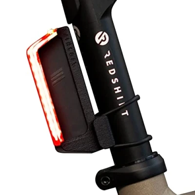 Immagine di Luce per bicicletta LED REDSHIFT ARCLIGHT, anteriore posteriore della bici la guida diurna e notturna, durata batteria 36+HR, accensione/spegnimento automatico, USB, ultra luminosi
