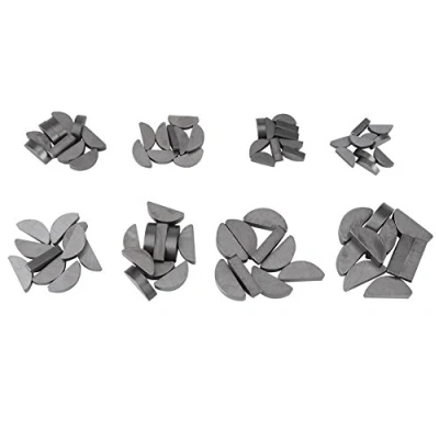 Immagine di Chiavi Woodruff Albero Motore 80 pezzi Assortimento Kit Set Diverse Dimensioni Elementi di Fissaggio per Industria Meccanica