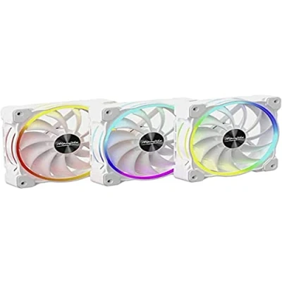 Immagine di Alpenföhn Wing Boost 3 ARGB High Speed PWM Ventola per PC case Bianco (L x A P) 120 25 mm incl. Illuminazione LED