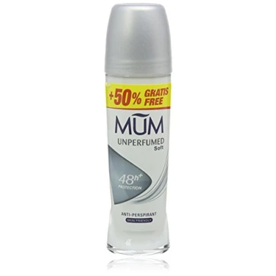 Immagine di MUM deodorante extra fill Unperfumed Roll On 75 ml Confezione da 6
