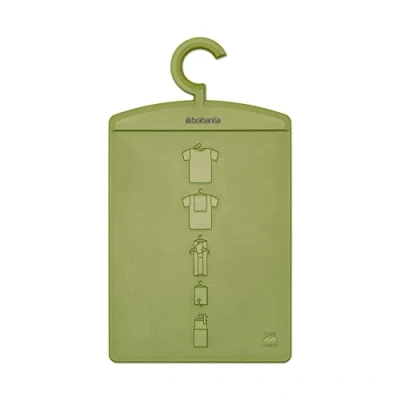Immagine di Brabantia Piegacamicie Supporto per Piegare Abiti Magliette e Maglioni con Gancio Appenderlo Accessorio Guardaroba Calm Green 38.2 x 0.5 21.3 cm