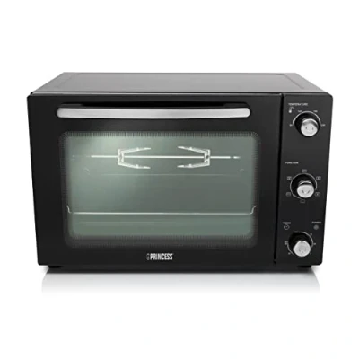 Immagine di Princess 01.112756.01.001 Piccolo forno con regolazione manuale della temperatura, Funzione timer, convezione, cavo 45 l