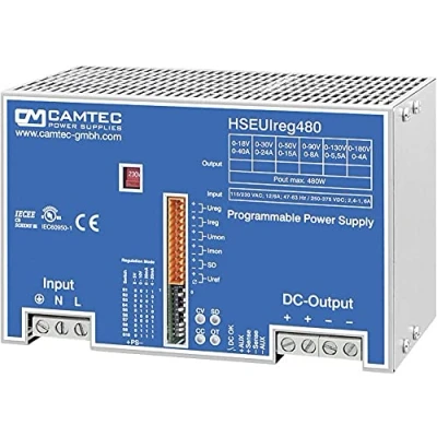 Immagine di Camtec HSEUIreg04801.50T Alimentatore da laboratorio regolabile 0 50 V/DC 15 A 480 W Num. uscite 1 x