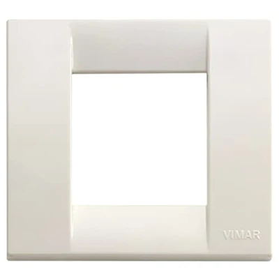 Immagine di Vimar Serie idea Placca Classica 1 2 modulo plastico bianco