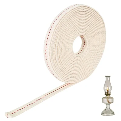 Immagine di Stoppino per Lampada a Cherosene, Larghezza 11 mm e Lunghezza 5 m, di Ricambio olio Cotone Piatto Bruciatore Petrolio Cherosene