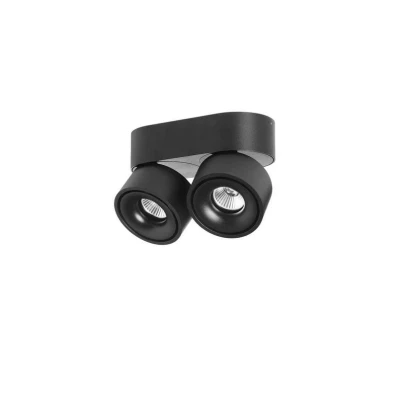 Immagine di LOOM DESIGN Aim Faretto da soffitto LED a 2 luci nero