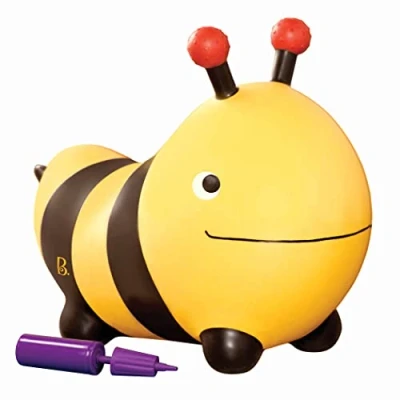 Immagine di B. Biene Animale Ape cavalcabile rimbalzante Bouncy Boing Bizzi B.Toys, Colore Giallo e Nero, 53.34 x 25.4 49.53 Centimeters, 70.1455