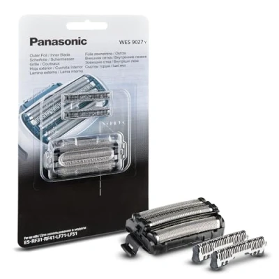 Immagine di Panasonic WES9027Y1361 Lame di Ricambio per i Rasoi Elettrici ES RF41, RF31,ES LF71, LF51, Confezione Combinata, Sistema a 4 Lame, Acciaio Inox Giapponese all&#039;Avanguardia, Impermeabile