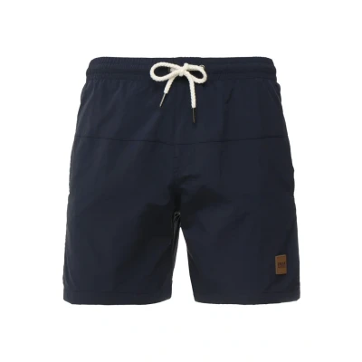 Immagine di Urban Classics Block Shorts da mare, Uomo, Taglia: 3XL, Navy