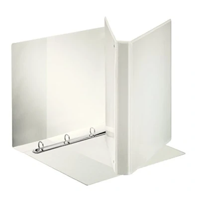 Immagine di Esselte Raccoglitore a Display in PP Personalizzabile (3 tasche) Anelli 4 20 Rotondi Formato Maxi Bianco 394751000