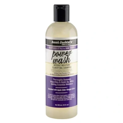 Immagine di Aunt Jackie&#039;S Curls &amp; Coils Grapeseed Power Wash Shampoo 355 ml/12Oz
