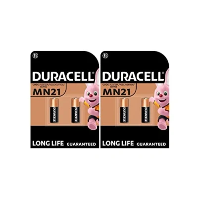 Immagine di 4X Duracell MN21 A23 23A (2 Blister Da 2 batterie) 4 Pile