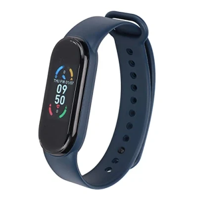 Immagine di ciciglow Smart Tracker, Braccialetto Intelligente Impermeabile IP67 con Funzione di Contapassi Cardiofrequenzimetro Monitoraggio del Sonno Messaggio App