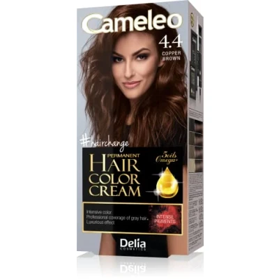 Immagine di Cameleo Omega Plus Tinta per Capelli Marrone Rame Colore Profondo, Duraturo Colorazione Permanente Protezione i Kit Completo la 50ml