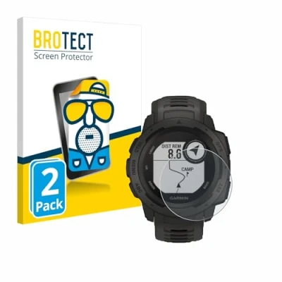 Immagine di brotect Pellicola Protettiva Opaca per Garmin Instinct Tactical Edition Anti Riflesso (2 Pezzi)
