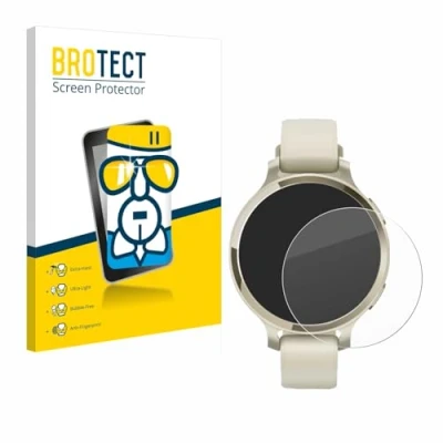 Immagine di brotect Pellicola Protettiva Vetro per Garmin Lily 2 Active Protezione Schermo [Durezza Estrema 9H, Chiaro]