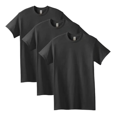 Immagine di Gildan T shirt in cotone Heavy, modello G5000, Uomo, Nero, XL
