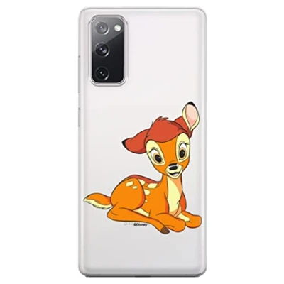 Immagine di Ert Group custodia per cellulare Samsung S20 FE / 5G originale e con licenza ufficiale Disney, modello Bambi 016 adattato alla forma dello smartphone, parzialmente trasparente