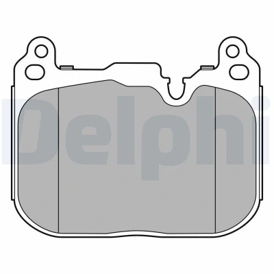 Immagine di DELPHI LP3597 Kit pastiglie freno Non predisposto per contatto segnalazione usura con lamierino anticigolío senza accessori BMW: X1, 1 Hatchback, X2
