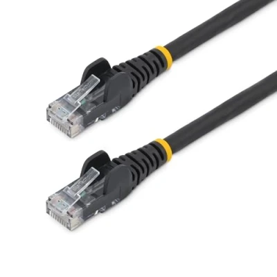 Immagine di StarTech.com Cavo Ethernet CAT6 3m rete Lan RJ45 10 Gigabit 100W PoE dati/patch UTP 10GbE Testato individualmente Low Smoke Zero Halogen Certificato UL/TIA Nero (N6LPATCH3MBK)