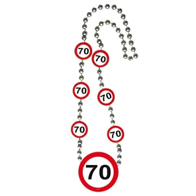 Immagine di Folat 28770 Collana con Cartello Stradale per 30 Compleanno, Multicolore, Small, 8714572287708