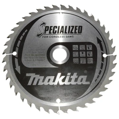 Immagine di Makita SPECIALIZED B 32954 Lama circolare in metallo duro 165 x 20 1 mm Numero di denti: 40 pz.