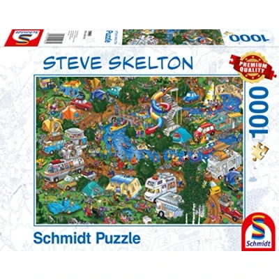 Immagine di Schmidt Spiele 59965 Steve Skelton, Time out from Everyday Life, 1000 Piece Jigsaw Puzzle, Multicolore