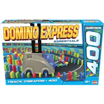 Immagine di Domino EXPRESS Track Creator + 400 Dominos Gioco di costruzione per 1 giocatore e Effetti Speciali Cascate Abbottonate bambini dai 6 anni Crea il tuo viaggio