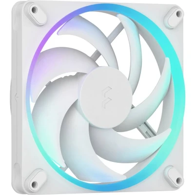 Immagine di Fractal Design Momentum 14 RGB Ventola silenziosa per case PC 140 mm ARGB Gen 2 20 LED Pale in polimero a cristalli liquidi (LCP) Cuscinetto dinamico fluido (FDB) Bianco