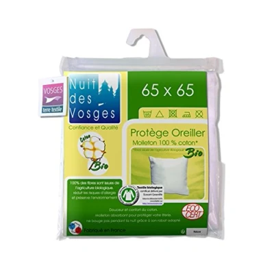 Immagine di Nuit des Vosges 204481 sotto Federa Molletton, in bio Cotone, Colore: Bianco, 100% 65 x cm