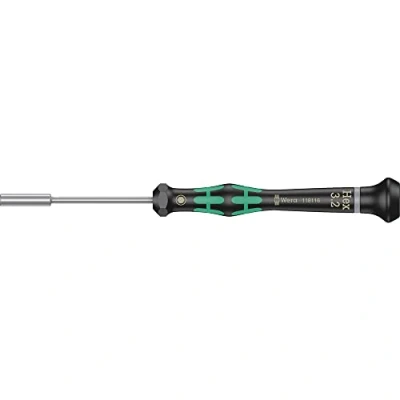 Immagine di Wera 2069 Elettronica e meccanica di precisione Cacciavite a esagono esterno Dimensione chiave (metrica): 3.2 mm Lunghezza della lama: 60 DIN ISO 691