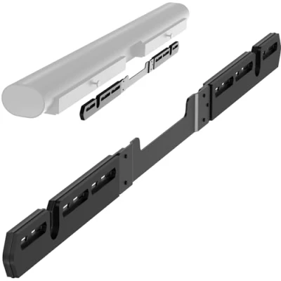 Immagine di Agandax supporto da parete progettato per soundbar Sonos Arc, sospendere stile nascosto montaggio a in metallo con kit di hardware,