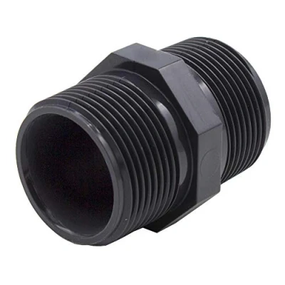 Immagine di VARIOSAN Nipplo doppio 14054, 1 1/4&quot; AG/AG, PVC U, 16 bar