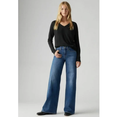 Immagine di Levi&#039;s 318 Shaping WIDE LEG Jeans a zampa, Donna, Taglia: 31x30, Tall glass of water