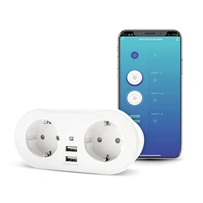 Immagine di GZ ENCHUFE SMART WIFI 2 TOMAS Y USB