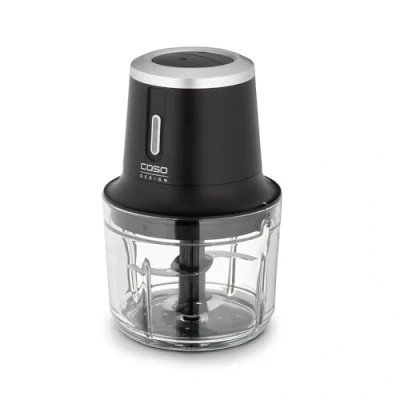Immagine di CASO Chop &amp; Go Tritatutto design senza fili con 4 lame in acciaio inox, flessibile e pronto all&#039;uso ovunque, fino a 60 minuti di autonomia, 2300 giri/min., accessori versatili