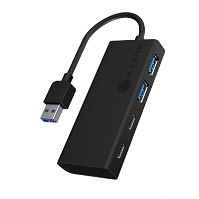 Immagine di ICY BOX IB HUB1426 U3 4 Porte Hub USB 3.0 Nero