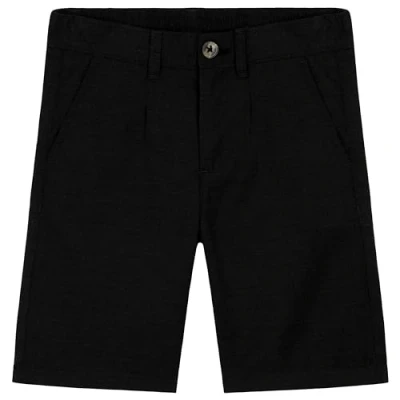 Immagine di CityComfort Bermuda Chino Pantaloni Corti Bimbo con Fronte 2 Tasche, Vita Elasticizzata Morbidi E Comodi Pantaloncini Estivi (Nero, 7 8 Anni)