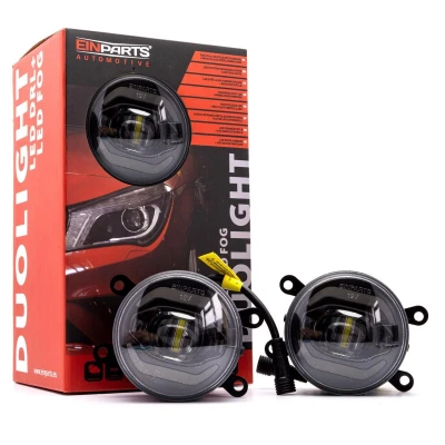 Immagine di EINPARTS DUOLIGHT DL38 Fendinebbia trasparente anteriore con fascio cavi FORD: FOCUS 3 Turnier, KUGA 1, 3, FIAT: Panda III Hatchback