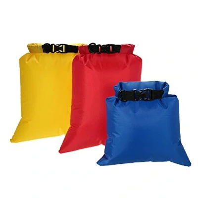 Immagine di Docooler Confezione da 3 sacchetti impermeabili (3L + 5L 8L) Sacchi asciutti ultraleggeri per campeggio Parti 1