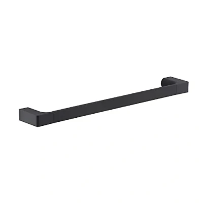 Immagine di Gedy G Kuala Lumpur Porta Asciugamani CM.45, Colore Nero, Componenti Realizzati in Cromall, Ottone e Vetro, Garanzia 2 Anni, Misure 2,5 x 45 6,6 cm Peso 0,556 kg, Design R&amp;S,