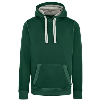 Immagine di HRM Felpa con Cappuccio, Verde Bottiglia, L Unisex Adulto