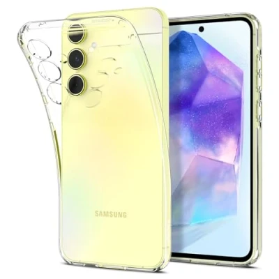 Immagine di Spigen Cover Liquid Crystal Compatibile con Samsung Galaxy A55 5G Trasparente