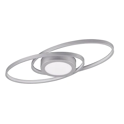 Immagine di Reality, Plafoniera, Kira incl. 1 x LED,SMD,18,0 Watt,3000 6000K,2000 Lm. Plastica, Bianco, Finitura: Bianco Ø:38,0cm, A:5,0cm Comando a distanza,Dimmer integrato,