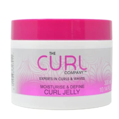 Immagine di The Curl Company Moisturise &amp; Define Jelly (300 ml) Esperti in riccioli e onde, Cruelty Free, Vegan Friendly, Estratti naturali, Colore gentile