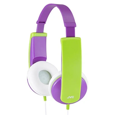 Immagine di JVC HA KD5 V E Bambini On Ear cuffia auricolare via cavo Viola, Verde limitazione del volume, archetto leggero