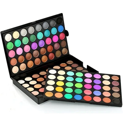 Immagine di 120 Colori Palette ombretti Professionali Make Up Trucchi Donna Tavolozza Makeup Trucco Occhi, Matte Shimmer di per l&#039;uso profi e quotidiano